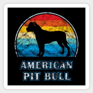 American Pit Bull Terrier Vintage Design Dog Sticker